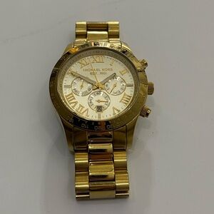 Michael Kors Gold Chronograph Watch